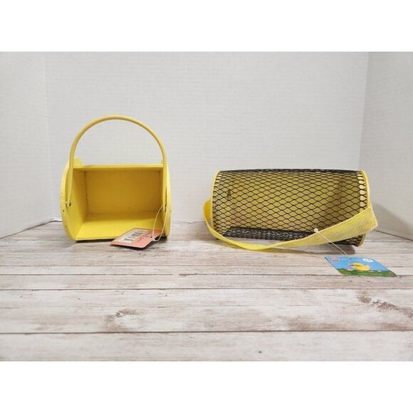 Robbie Ducky Garden Collection Bucket & Insect House Yellow Handle Wire Cage - Picture 6 of 15